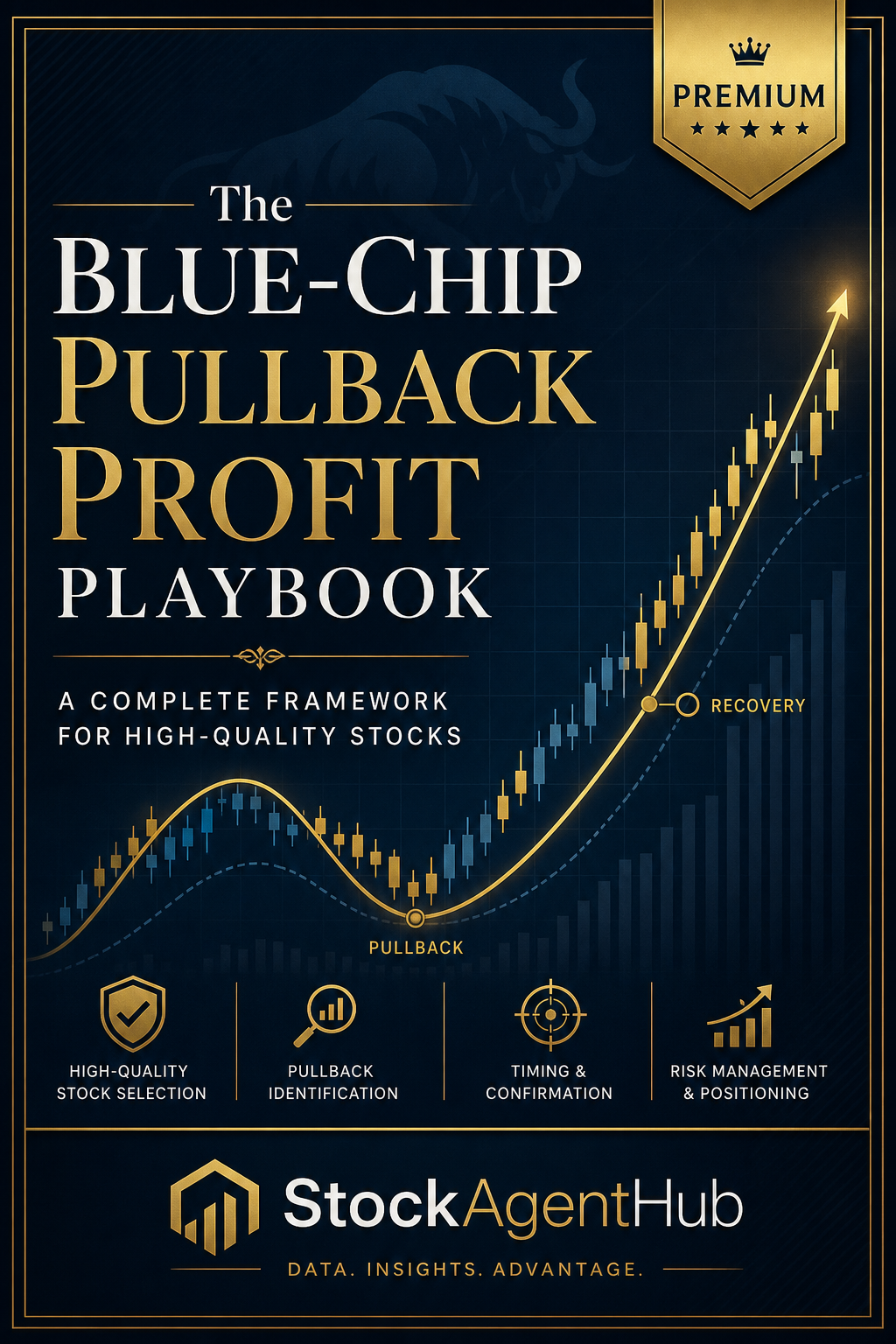 The Blue-Chip Pullback Profit Playbook ebook cover